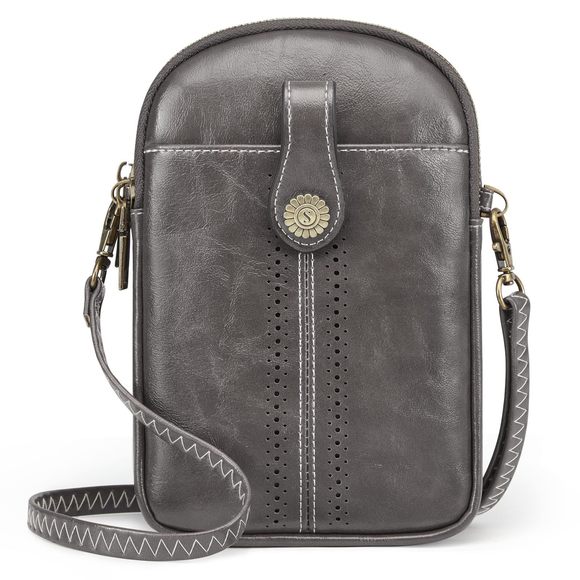 Small Crossbody Bags Trendy Rfid Blocking Cell Phone Purse Vegan Uwu >:) - Picture 1 of 7
